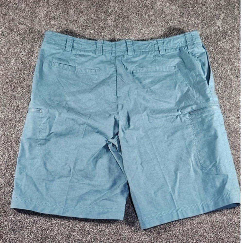 True Nation Cargo Shorts Mens 44 Blue Flex Stretch Utility Hiking Pockets - Picture 8 of 8
